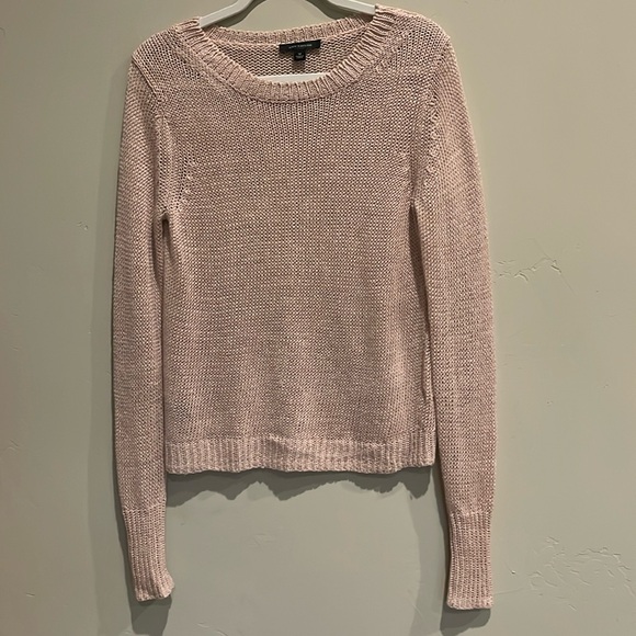 Ann Taylor Crew Neck Sweater Linen s M - Picture 1 of 4